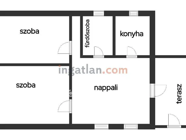 Eladó ház Tiszapüspöki 76 nm