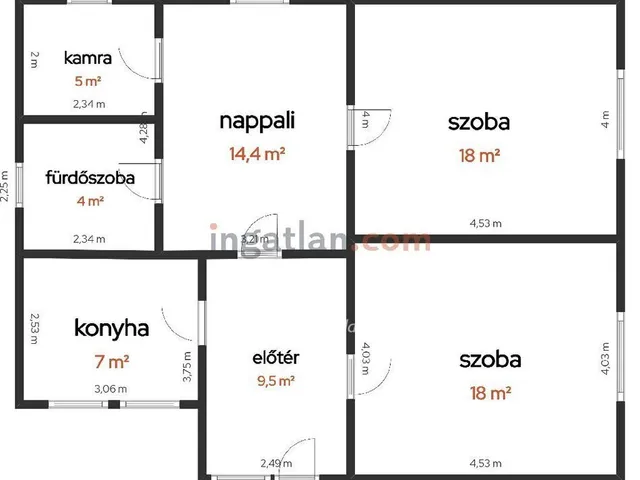 Eladó ház Tiszakécske 75 nm