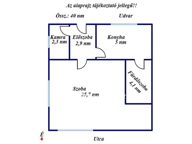 Eladó ház Kisújszállás 40 nm