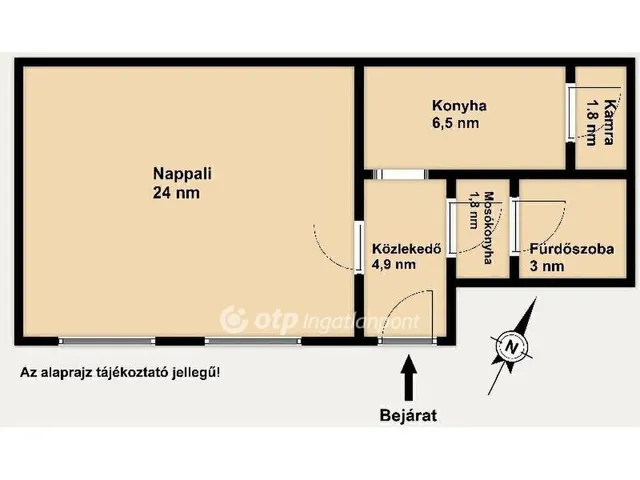 Eladó lakás Budapest I. kerület 42 nm