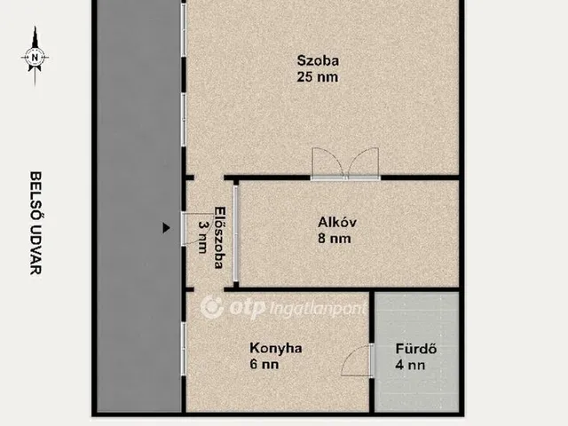 Eladó lakás Budapest I. kerület 46 nm