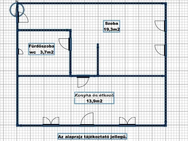 Eladó ház Tiszaörs 36 nm