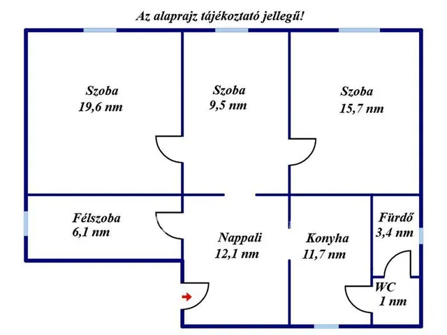 Eladó ház Újszász 79 nm
