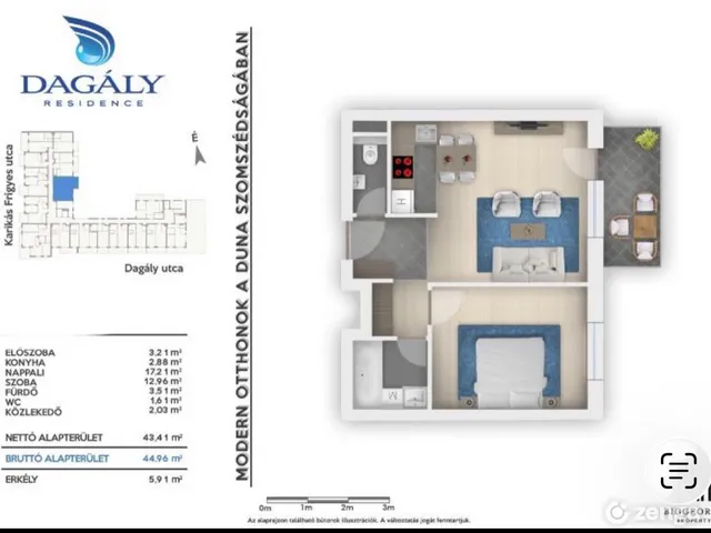 Kiadó lakás Budapest XIII. kerület, Vizafogó 44 nm