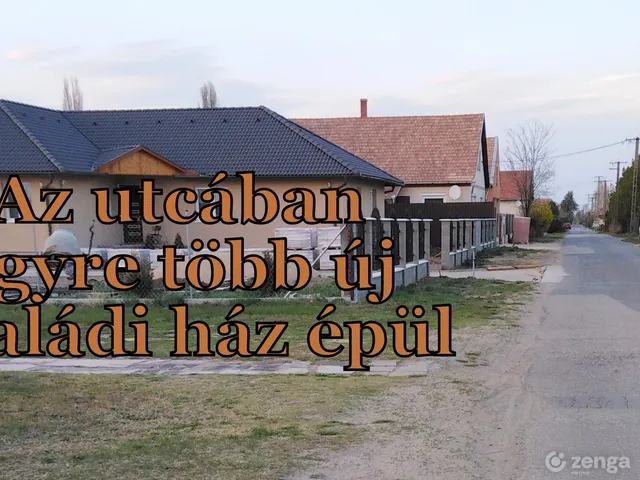 Eladó telek Tiszajenő 4157 nm