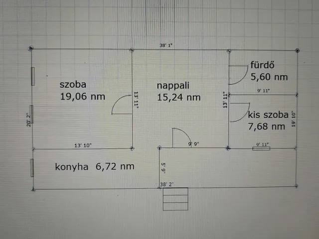 Eladó ház Litke 53 nm