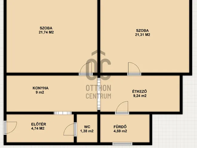 Eladó lakás Budapest XV. kerület, Rákospalota 72 nm