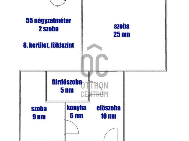 Eladó lakás Budapest VIII. kerület 55 nm