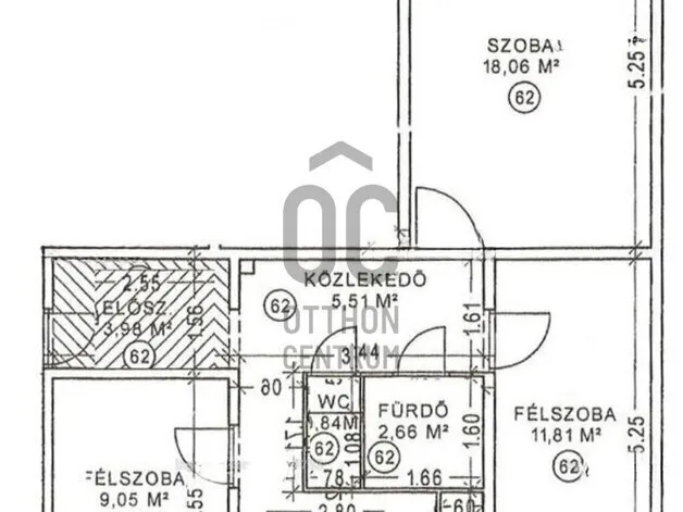Eladó lakás Budapest XVII. kerület, Rákoskeresztúr 60 nm
