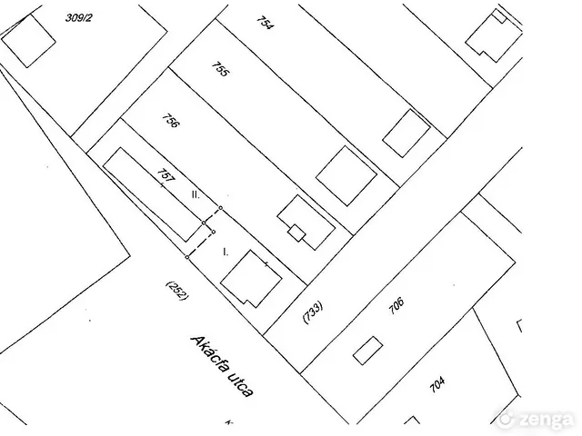 Eladó telek Szigetbecse 550 nm