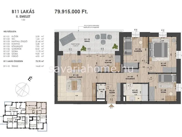 Eladó lakás Szombathely 74 nm