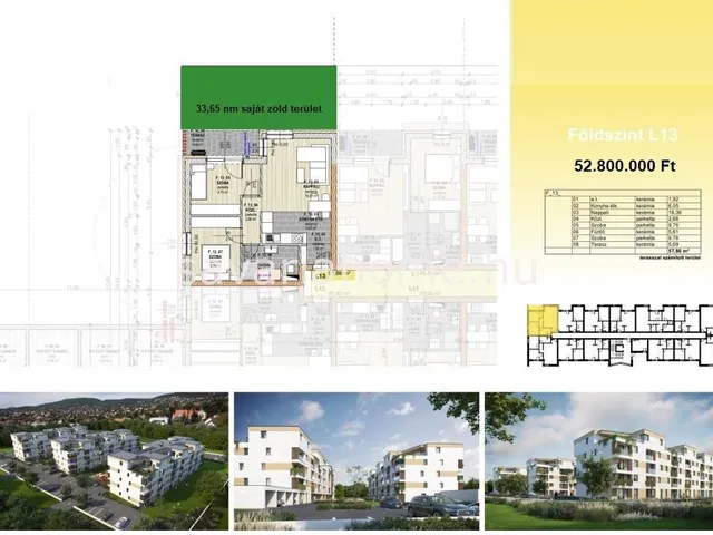 Eladó lakás Szombathely 52 nm