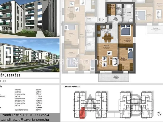 Eladó lakás Szombathely 65 nm