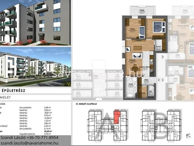 Eladó lakás Szombathely 62 nm