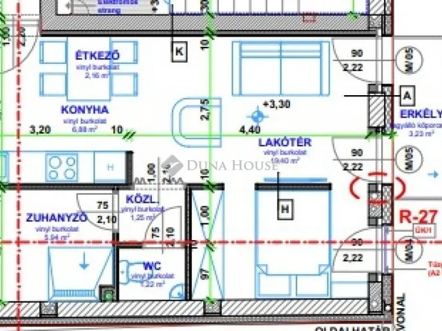 Eladó lakás Szeged 40 nm