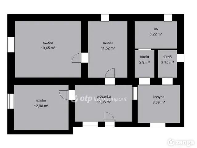 Eladó ház Kunágota 77 nm