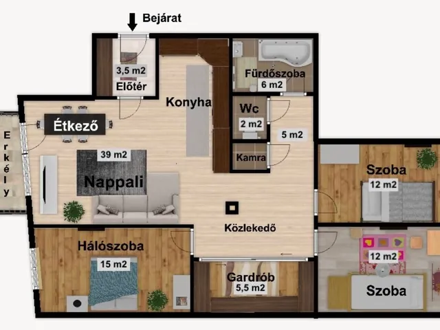 Eladó lakás Nyíregyháza, Hímes 97 nm