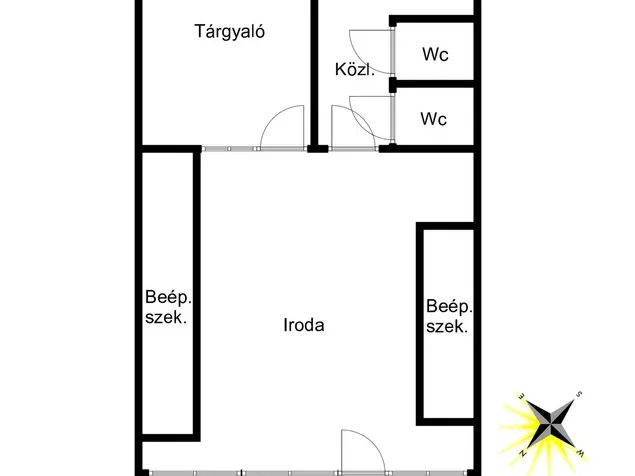 Eladó kereskedelmi és ipari ingatlan Nyíregyháza, Belváros 60 nm