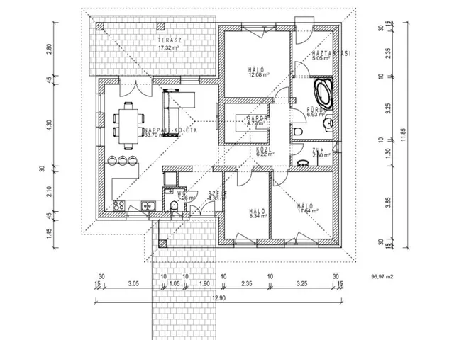 Eladó ház Nyíregyháza, Nyírszőlős 115 nm