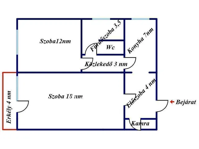 Eladó lakás Budapest IX. kerület 49 nm