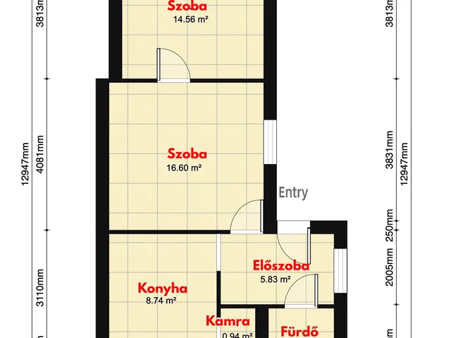 Eladó ház Kaposvár 50 nm
