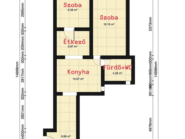 Eladó lakás Budapest IX. kerület, Belső Ferencváros, Ferenc krt. 14. 50 nm
