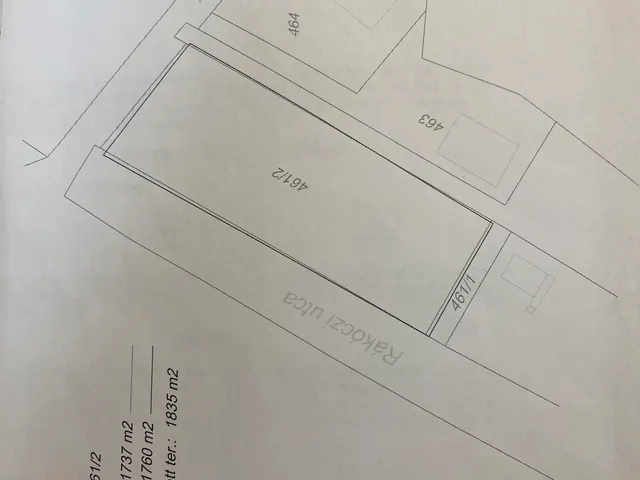 Eladó telek Pilisjászfalu 1835 nm