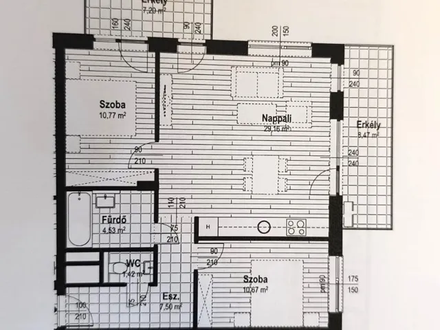 Kiadó lakás Budapest XIII. kerület, Angyalföld, Dolmány utca 40. 64 nm