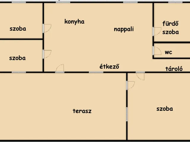Eladó ház Kecskemét, Voelkertelep 82 nm