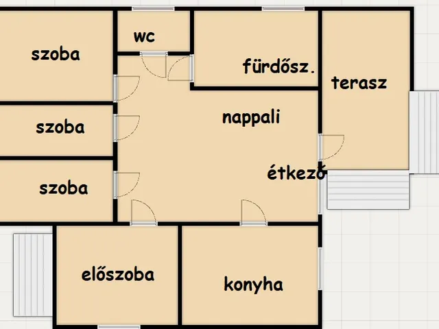 Eladó ház Kecskemét, Műkertváros 90 nm