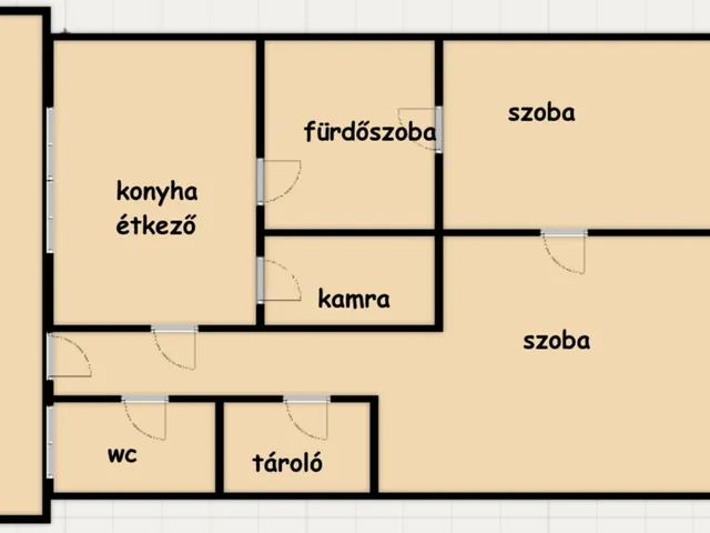 Eladó lakás Kecskemét, Belváros, Kossuth tér 53 nm