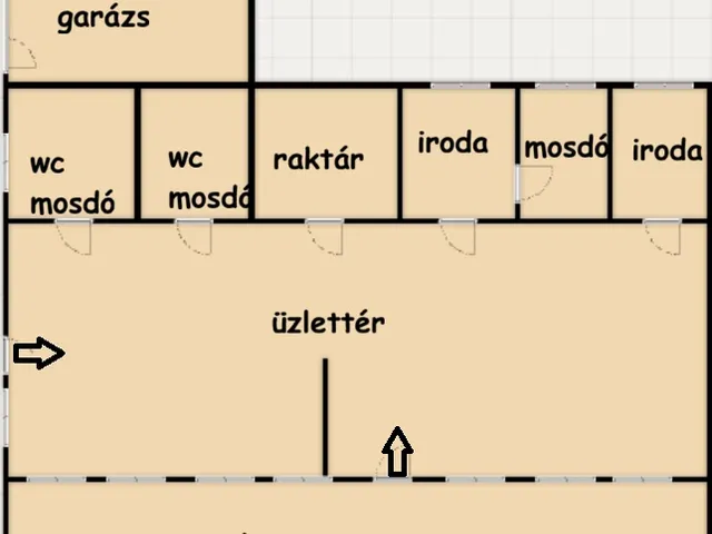 Eladó kereskedelmi és ipari ingatlan Kecskemét 104 nm