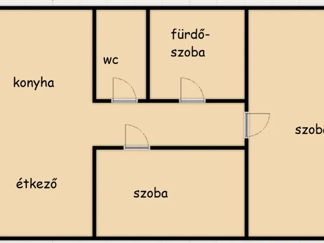 Eladó lakás Kecskemét, Műkertváros 48 nm