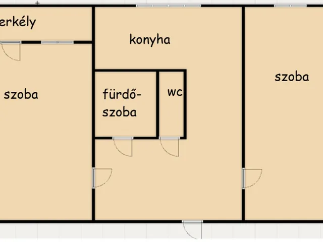 Eladó lakás Kecskemét, Széchenyiváros 55 nm