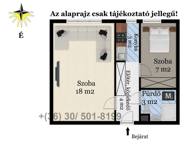 Eladó lakás Debrecen, Vénkert 35 nm