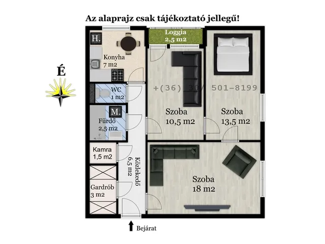Eladó lakás Debrecen, Újkert 65 nm