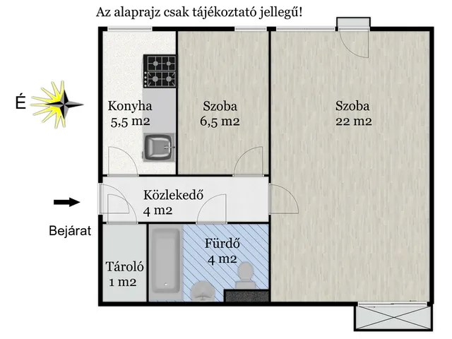 Eladó lakás Debrecen, Belváros 43 nm