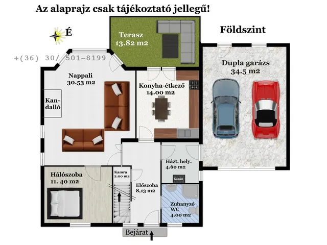 Eladó ház Debrecen, Pércsikert 136 nm