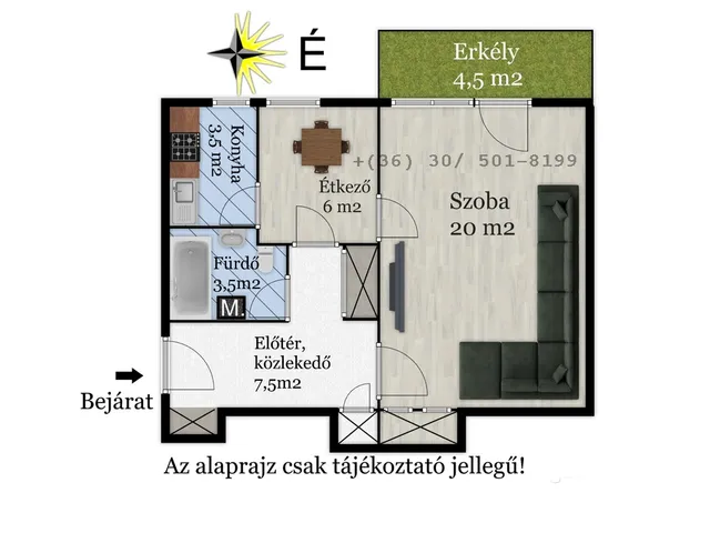 Eladó lakás Debrecen, Egyetemváros, Egyetem sugárút 43 nm