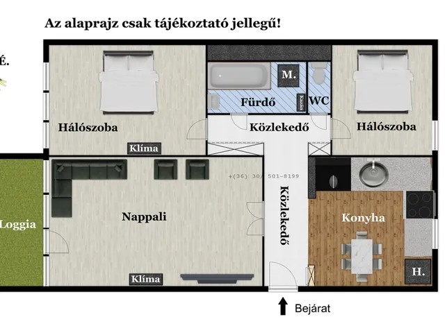 Kiadó lakás Debrecen, Nagyerdőalja, Laktanya utca 71 nm