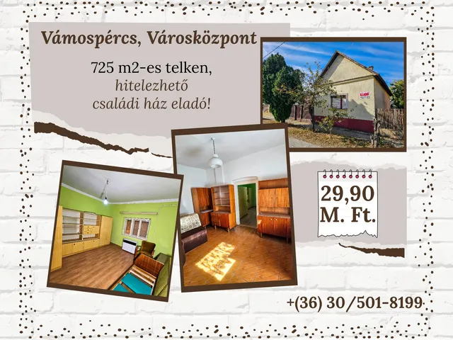 Eladó ház Vámospércs 64 nm
