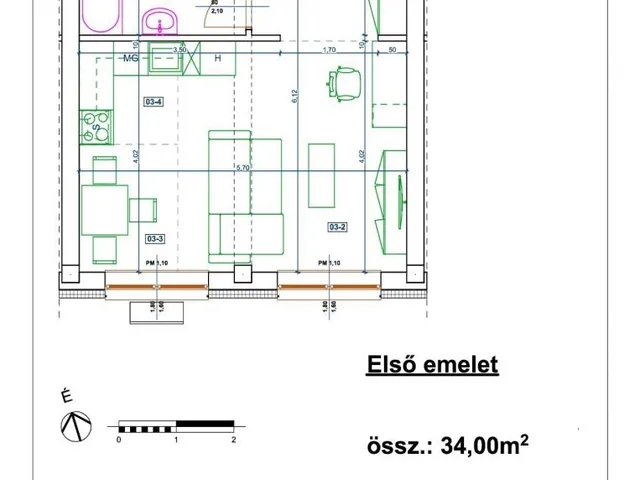 Eladó lakás Miskolc, Diósgyőr 34 nm