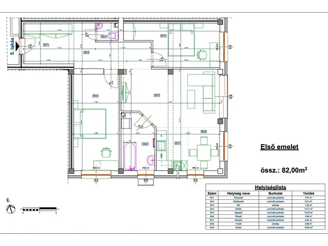 Eladó lakás Miskolc, Diósgyőr 82 nm