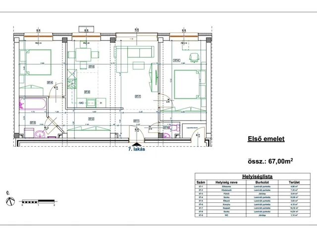 Eladó lakás Miskolc, Diósgyőr 67 nm