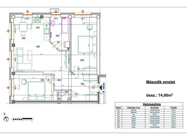 Eladó lakás Miskolc, Diósgyőr 74 nm