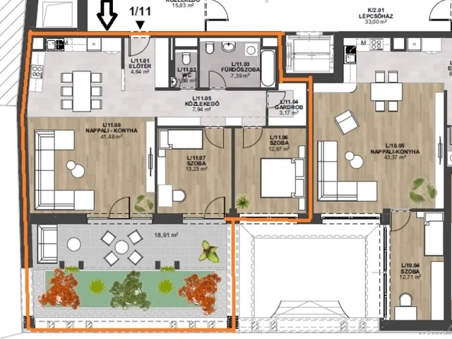 Eladó lakás Miskolc, Belváros 93 nm