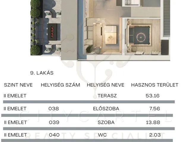 Eladó lakás Balatonlelle 90 nm