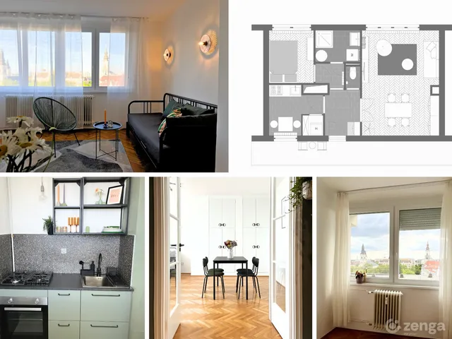 Kiadó lakás Kecskemét, Belváros 50 nm