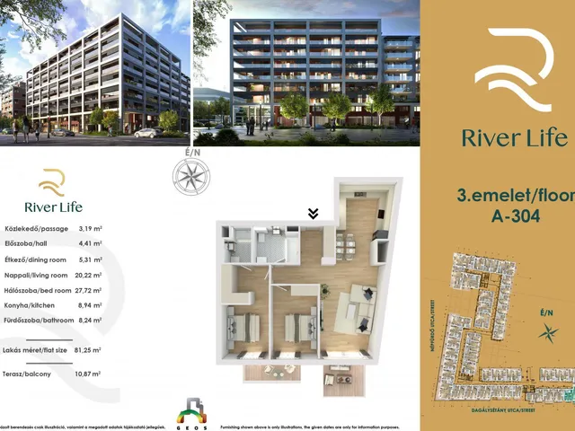 Eladó lakás Budapest XIII. kerület, Vizafogó 81 nm