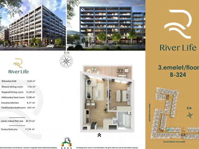 Eladó lakás Budapest XIII. kerület, Vizafogó 43 nm